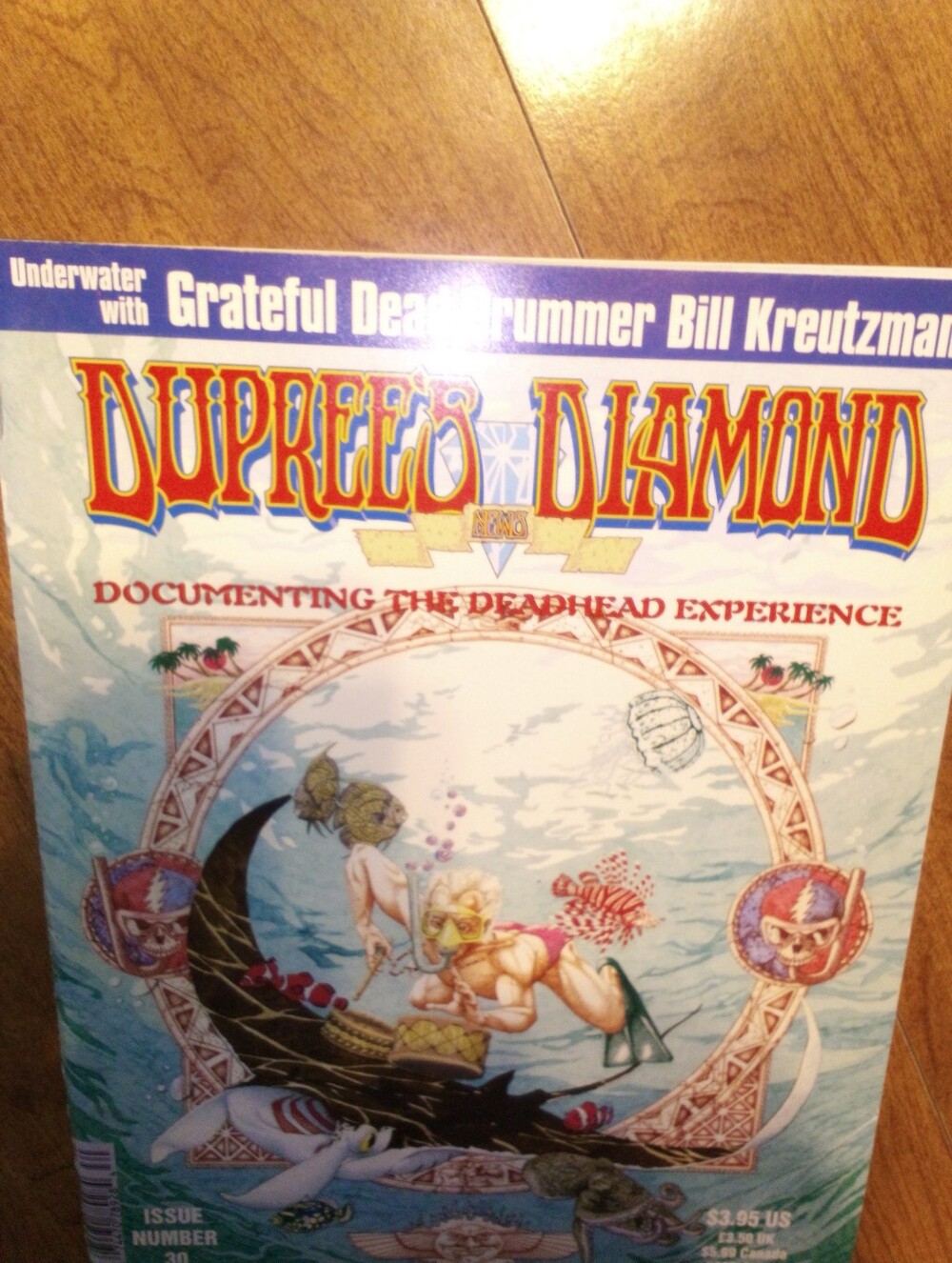 Grateful Dead Dupree's Diamond Magazine Lot Of Eight Issues 30,31,33,34,35,37-39
